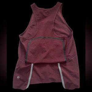 Lululemon Find Your Pace Tank; Size: 2; Color: Cassis